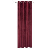 Zasłona z kółkami VELVET 140x260 rubinowy - 5908262455420