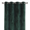 Zasłona z kółkami VELVET 140x260 cm, kolor zielony - 5908262429285