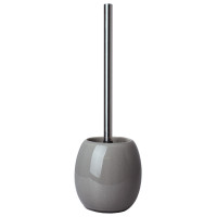 Szczotka do WC CRUSH, 13x13cm, wys.37 cm, kolor szary - 5908262402929
