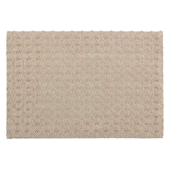 Podkładka Boho papierowa ABAJO, 45x30cm, kol.beżowy - 5903754815065