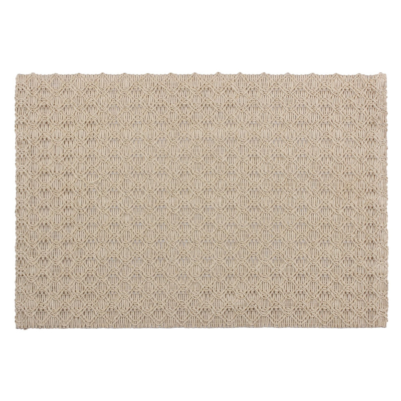 Podkładka Boho papierowa ABAJO, 45x30cm, kol.beżowy - 5903754815065