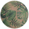 Podkładka ARIDE Boho Juta Liście Monstery Palmy Okrągła 38cm - 5903754816260
