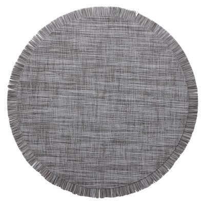 Podkładka mata na stół BARRA okrągła 38cm szara - 5903754820861