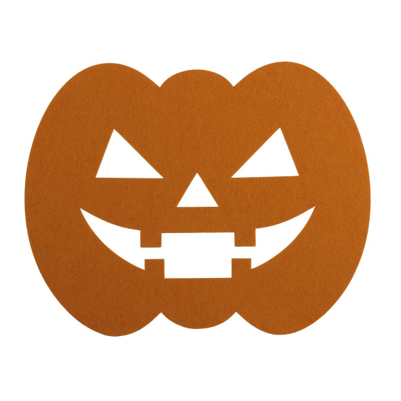 Halloween podkładka dynia pomarańcz filc 30x38 cm - 5903754814211