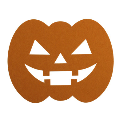 Halloween podkładka dynia pomarańcz filc 30x38 cm - 5903754814211