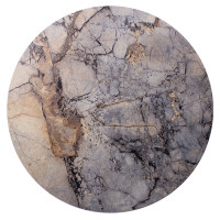 Podkładka KWAR PVC struktura kamienia multikolor okrągła 38 cm - 5903754828966