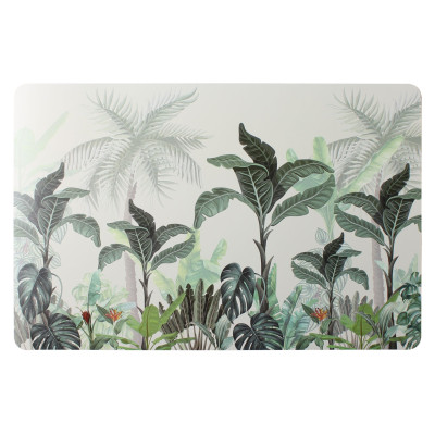 Podkładka BALI kolor zielony liście 43,5x28 cm - 5903754816765