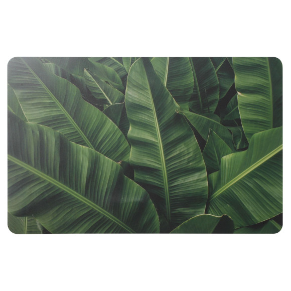 Podkładka mata na stół BANANA Liście bananowca kolor zielony 43,5x28 cm - 5903754828881