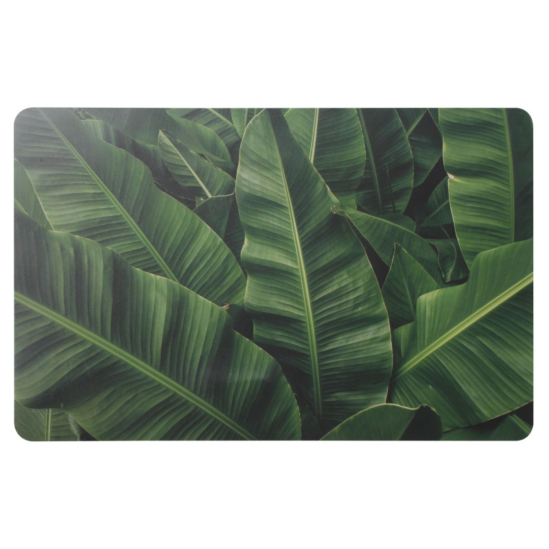 Podkładka mata na stół BANANA Liście bananowca kolor zielony 43,5x28 cm - 5903754828881