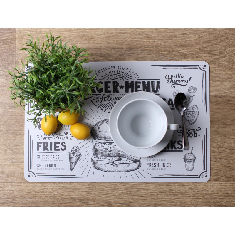 Podkładka CUISINE menu burger pizza 43,5x28 cm - 5903754824425