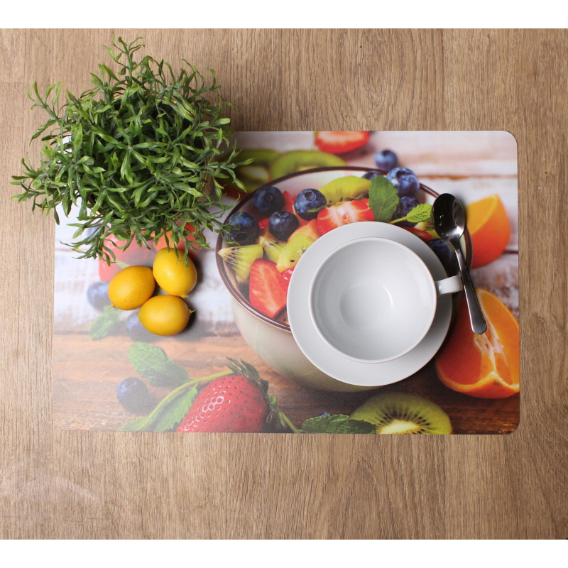 Podkładka FRUITS, 43,5x28cm owoce multikolor - 5903754829949