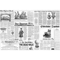 Podkładka prostokątna wzór GAZETA, 43,5x28 cm - 5903754802751