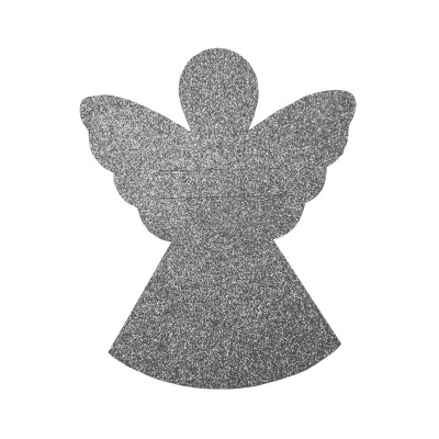 Podkładka pod sztućce Angel brokat srebrna - 5903754814716