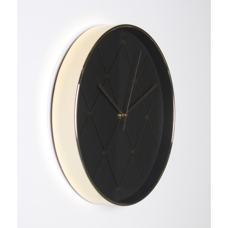 Zegar ścienny AGALI śr.30 cm czarny - 5903754817021