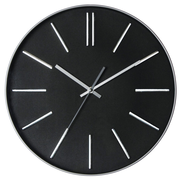 Zegar ścienny Splendid ASTI czarny średnica 35cm - 5903754816963