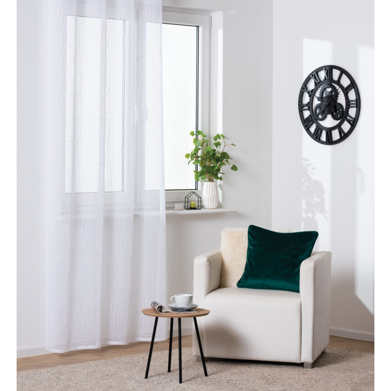 Zegar ścienny Nero śr. 58 cm czarny - 5908262443441