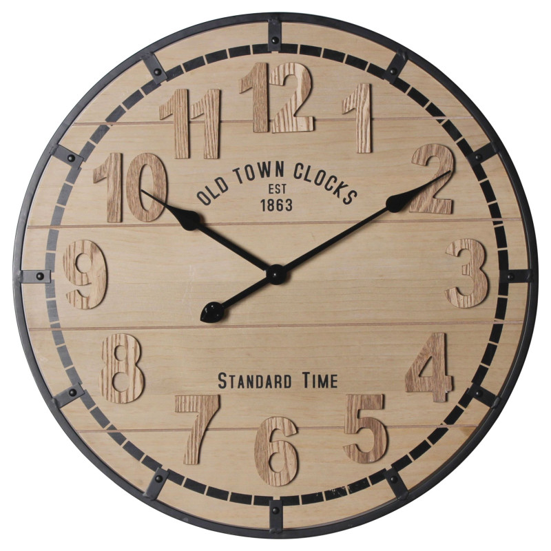 zegar ścienny ROCA Vintage śr. 60x4,5 cm cichy mechanizm - 5903754816901