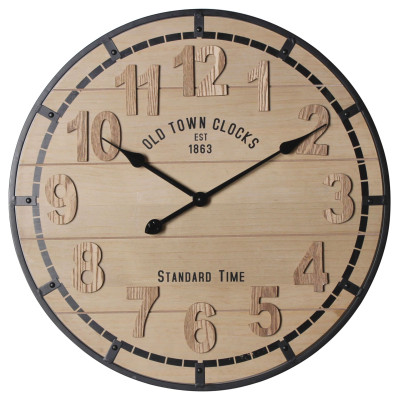 zegar ścienny ROCA Vintage śr. 60x4,5 cm cichy mechanizm - 5903754816901