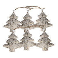 Dekoracja choinki Baum 6 sztuk 7 cm złote - 5903754814020