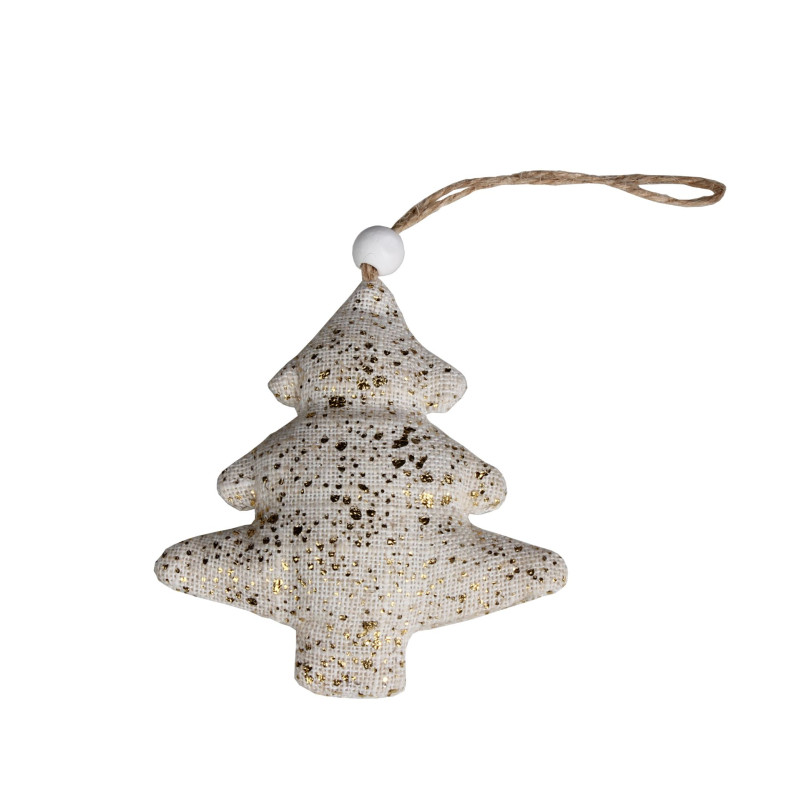 Dekoracja choinki Baum 6 sztuk 7 cm złote - 5903754814020