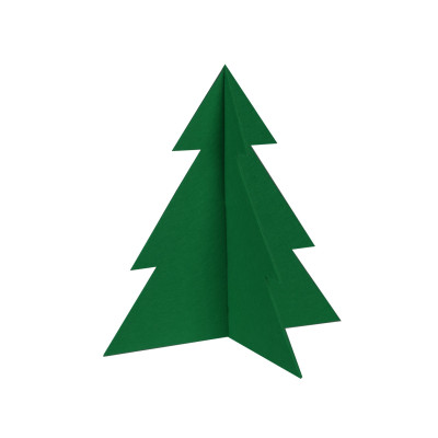 Choinka stojąca filcowa Pine zielona 22 x 23 cm - 5903754814778