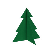Choinka stojąca filcowa Pine zielona 22 x 23 cm - 5903754814778