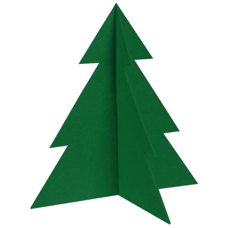 Choinka stojąca filcowa Pine zielona 29 x 30 cm - 5903754814808