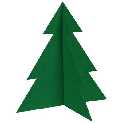 Choinka stojąca filcowa Pine zielona 29 x 30 cm - 5903754814808