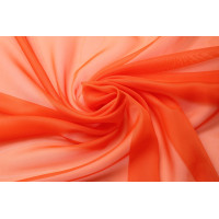 Woal gładki Diana 290 cm z ołowianką pomarańczowy - 5908262447692
