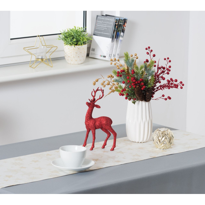 Świecznik na tealighty Stjern 16,5x16 cm złoty - 5903754807114