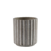 Doniczka osłonka Bent beton 11,5 cm - 5903754803246
