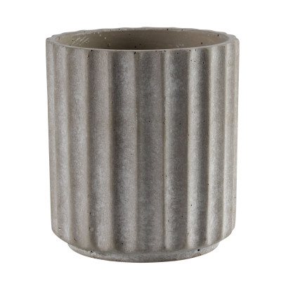 Doniczka osłonka Bent beton 19 cm - 5903754803260