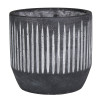 Doniczka osłonka Finn beton 21 cm antracyt - 5903754806940