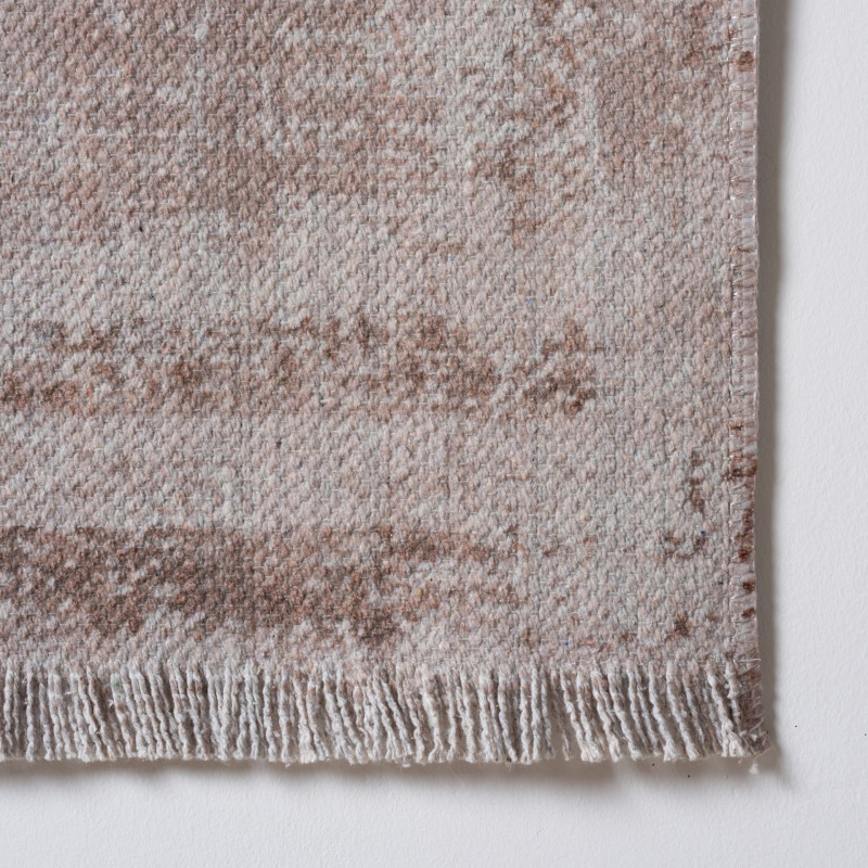 Dywan drukowany CLEO ,natura 50x80cm szaro-beżowy bawełna - 5903754830471