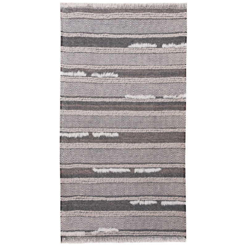 Dywan drukowany GAVI natura 50x80cm, brązowy bawełna - 5903754830440