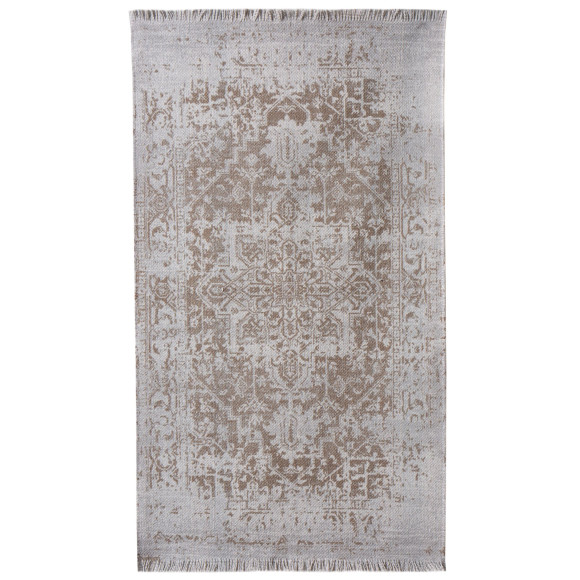 Dywan drukowany VILA natura 50x80cm, szaro-beżowy bawełna - 5903754830358