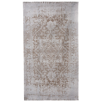Dywan drukowany VILA natura 50x80cm, szaro-beżowy bawełna - 5903754830358