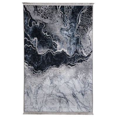 Dywan drukowany IBAR, petra 50x80cm, kol.srebrny - 5903754823749