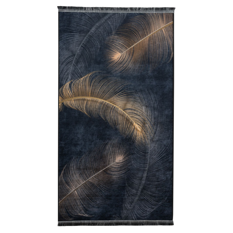 Dywan drukowany JUKO, petra 50x80cm, kol. czarny - 5903754825750