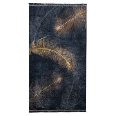 Dywan drukowany JUKO, petra 50x80cm, kol. czarny - 5903754825750