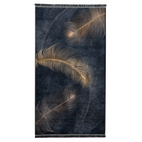 Dywan drukowany JUKO, petra 50x80cm, kol. czarny - 5903754825750