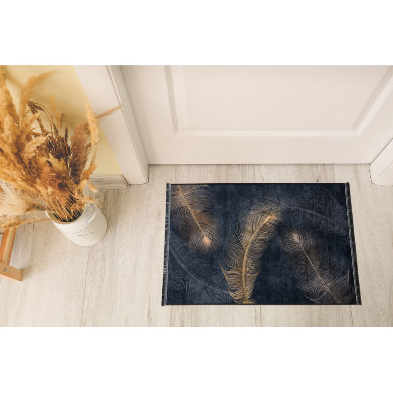 Dywan drukowany JUKO, petra 50x80cm, kol. czarny - 5903754825750