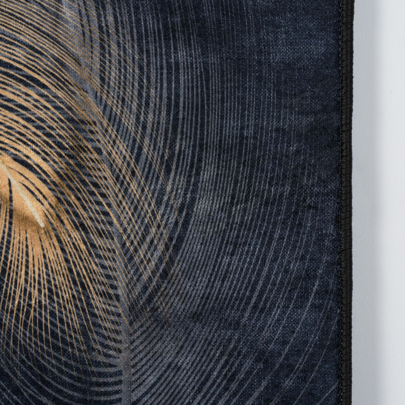 Dywan drukowany JUKO, petra 50x80cm, kol. czarny - 5903754825750