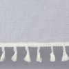 Firanka z tunelem ASENA 140/260 cm, kol. ecru boho frędzle - 5903754820977