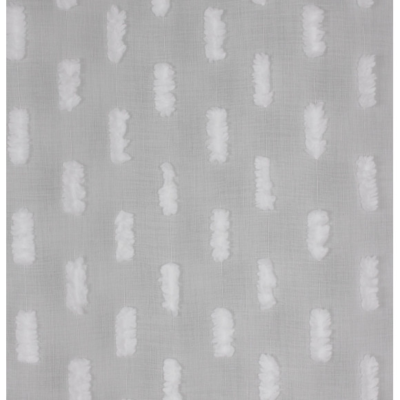Firana Cloud biała zdobienie kółka 290x260 cm biała - 5903754810206