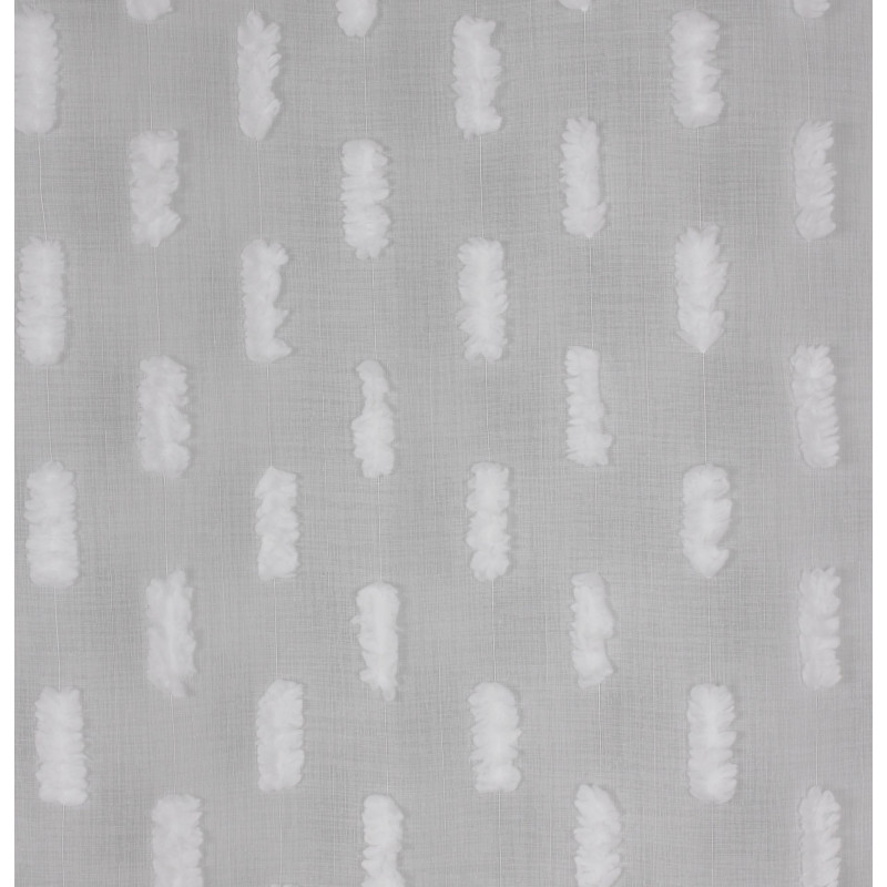 Firana Cloud biała zdobienie kółka 290x260 cm biała - 5903754810206