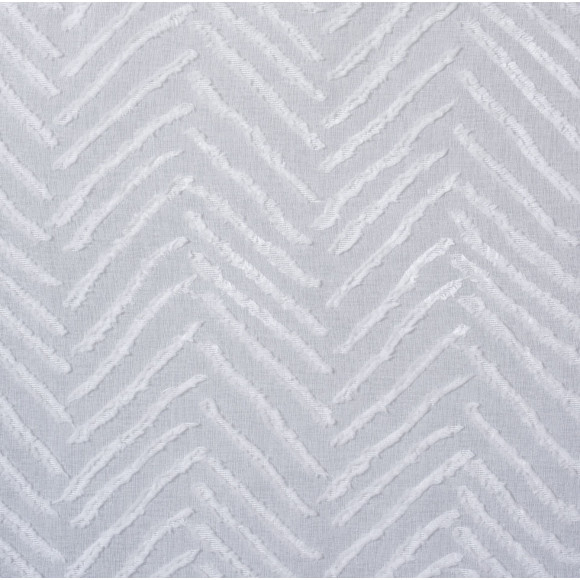 Firana klasyczna poliester 140 cm x 260 kółka biała fantazyjne zdobienie - 5903754818127