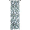 Firana z taśmą marszczącą Moku biała 140x260 cm liście - 5903754826979