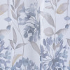 Firana z taśmą marszczącą Planto motyw kwiatowy 140x260 cm biało-szara - 5903754826986
