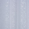 Firana z kółkami VIHAR 140/260 cm, kol. biały srebrny wzór - 5903754824500